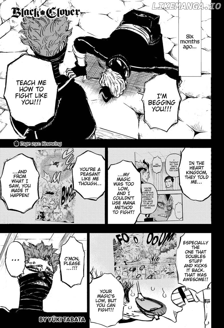 Black Clover chapter 292 image 01